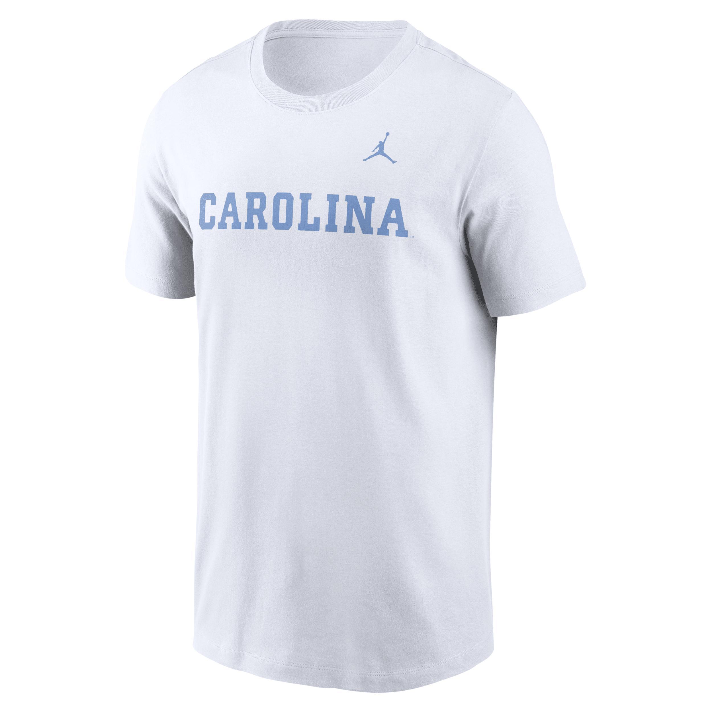 Men's North Carolina Tar Heels Primetime Wordmark Jordan College T-Shirt Product Image