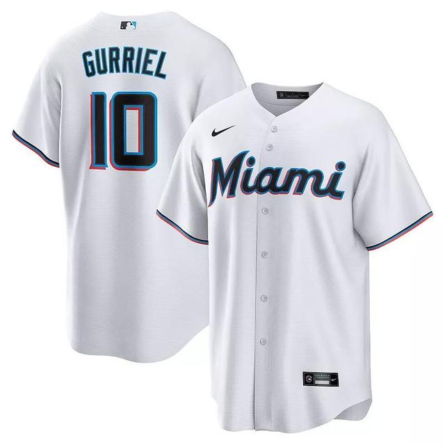 Mens Nike Yuli Gurriel Miami Marlins Replica Player Jersey Product Image