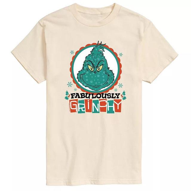 Big & Tall Dr. Seuss The Grinch Fabulously Grinchy Graphic Tee, Mens Product Image