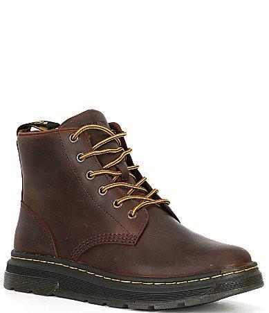 Crewson Crazy Horse Leather Casual Chukka Boots Product Image