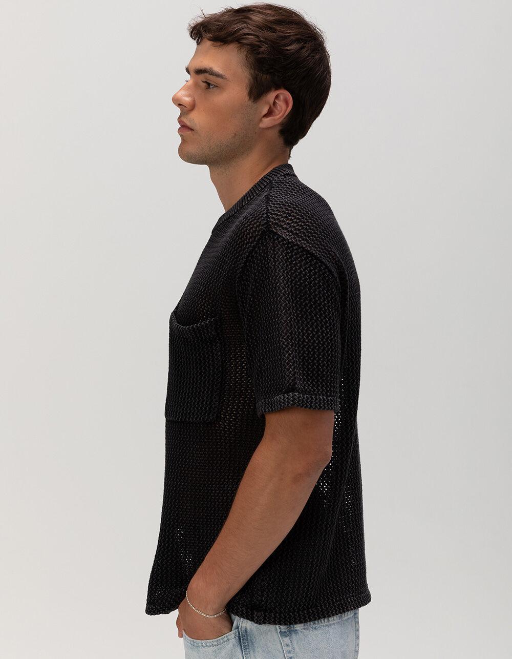 RSQ Mens Crochet Pocket Tee Product Image