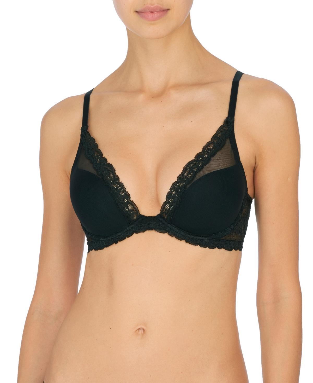 Natori Womens Feathers Luxe Contour Underwire Bra Product Image