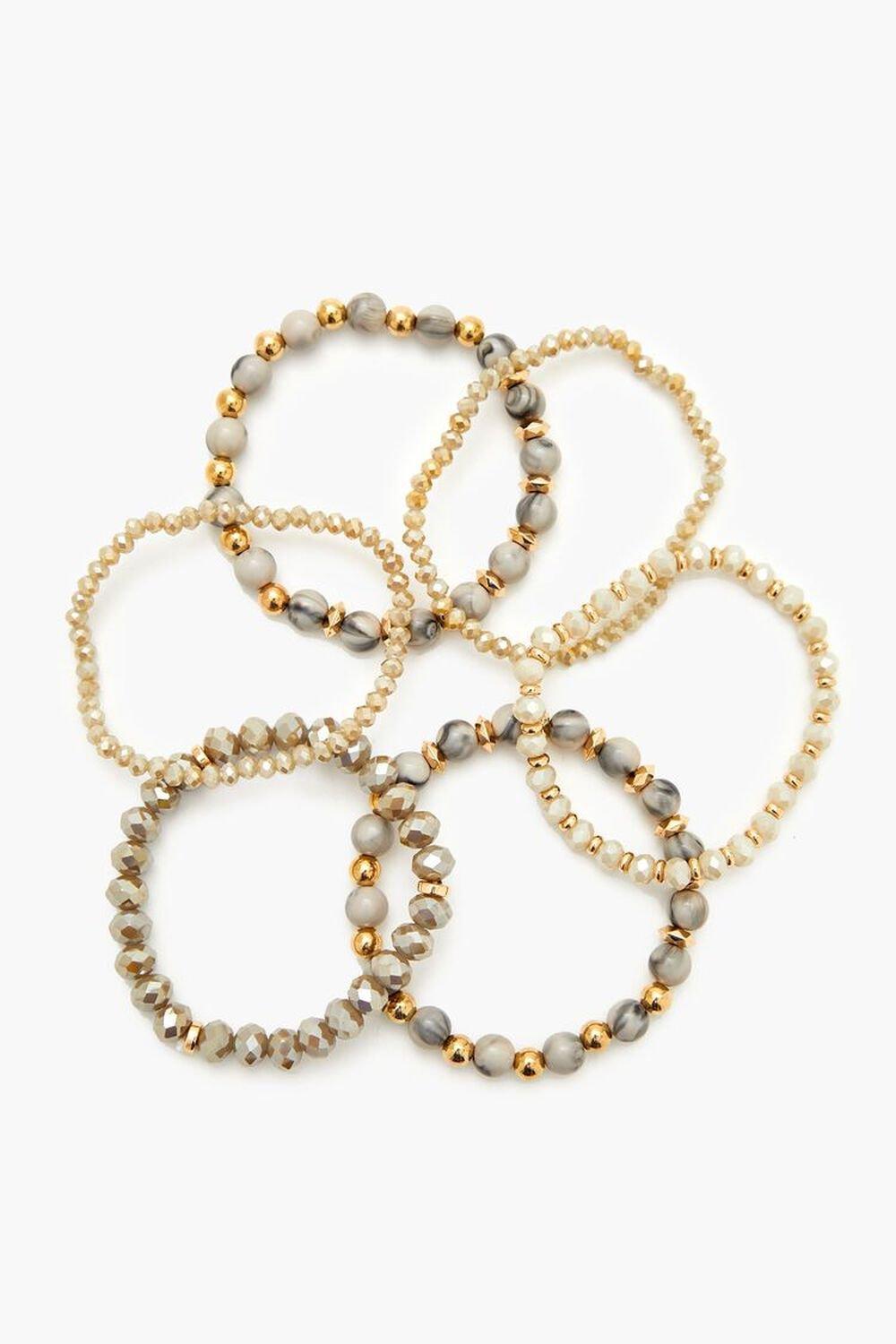 Beaded Stretch Bracelet Set | Forever 21 Product Image