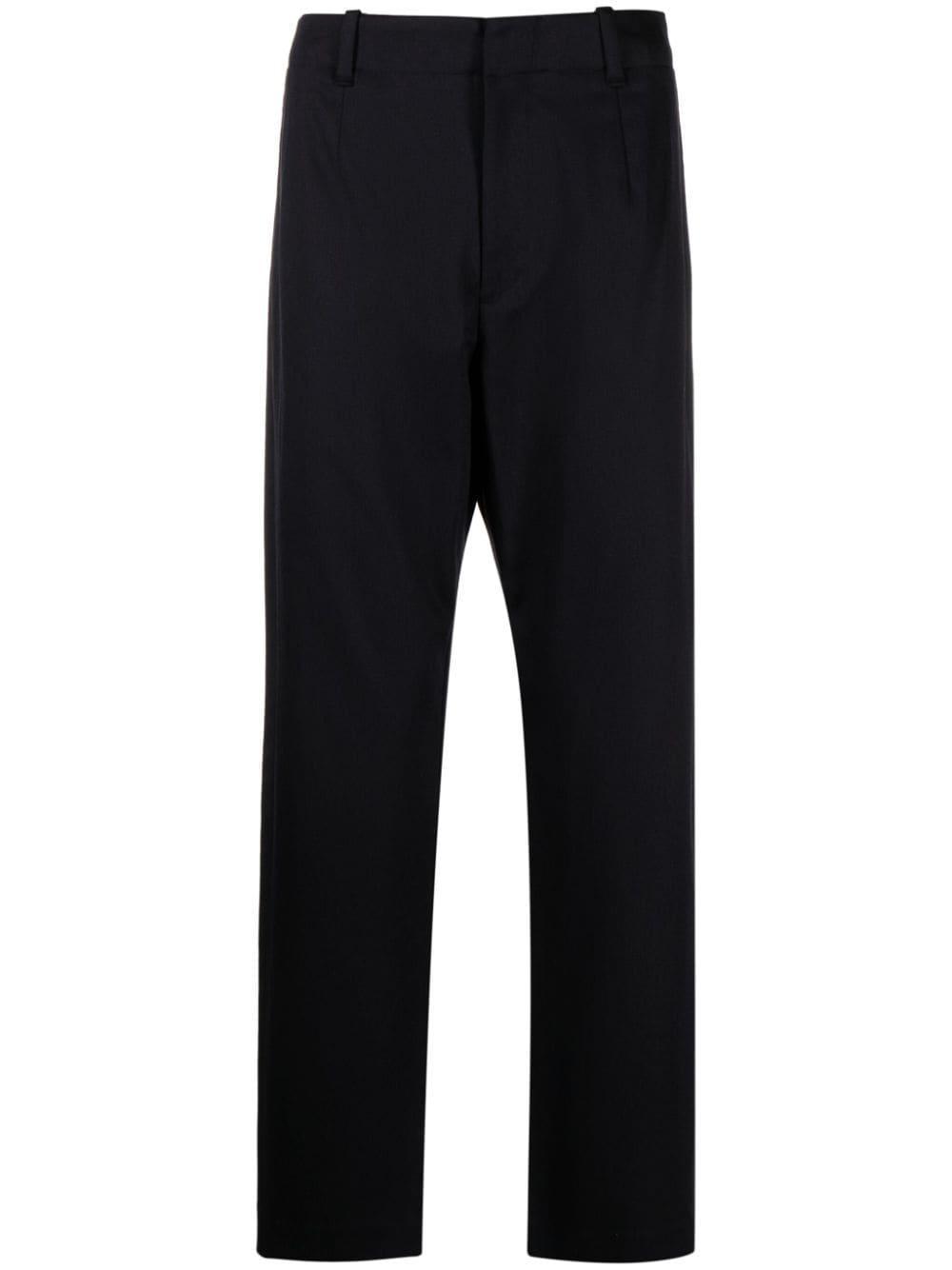 Shift Wool-blend Trousers In Blue Product Image