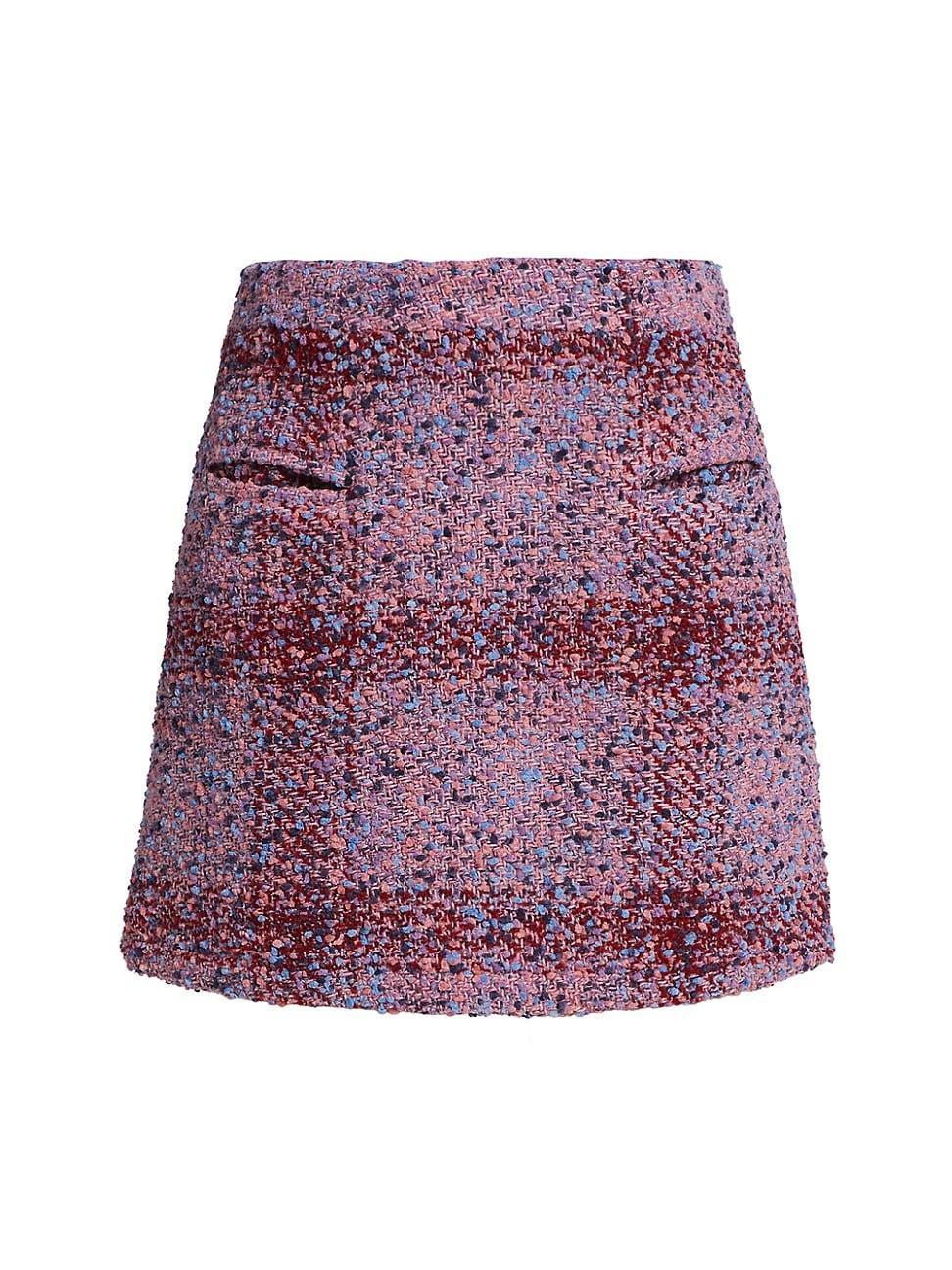 Womens Neve Tweed Miniskirt Product Image