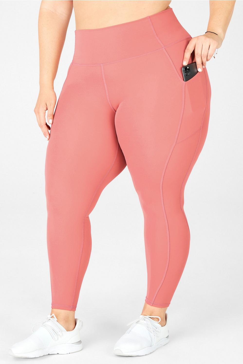 Fabletics Oasis High-Waisted Legging Womens Dusty Cedar plus Size 4X Product Image