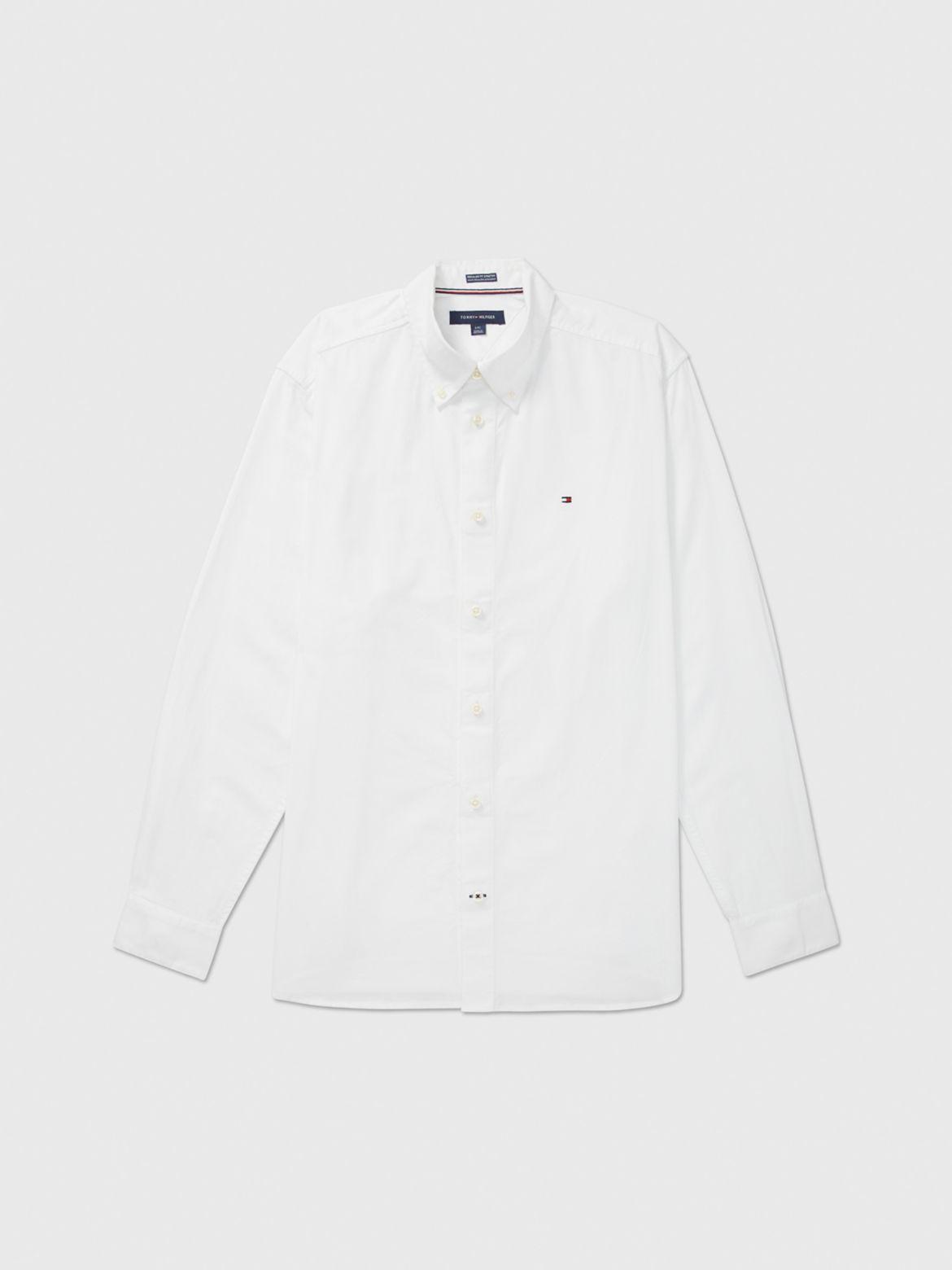 Tommy Hilfiger Men's Regular Fit Stretch Oxford Shirt Product Image