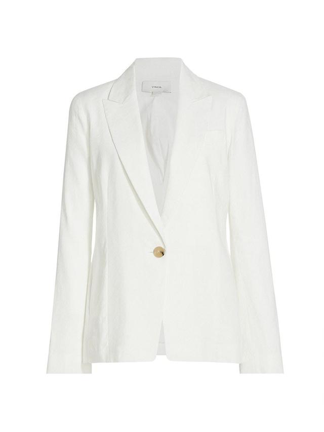 Womens Single-Breasted Blazer Product Image