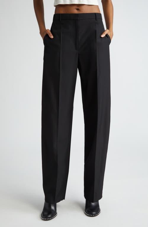 Alexander Wang Low Waisted Pant With Back Slits Black. (also in 0, 2, 4, 8). Product Image