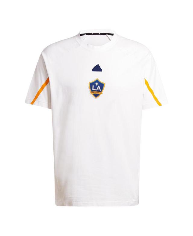 Adidas Mens White La Galaxy 2024 Travel Raglan T-Shirt Product Image