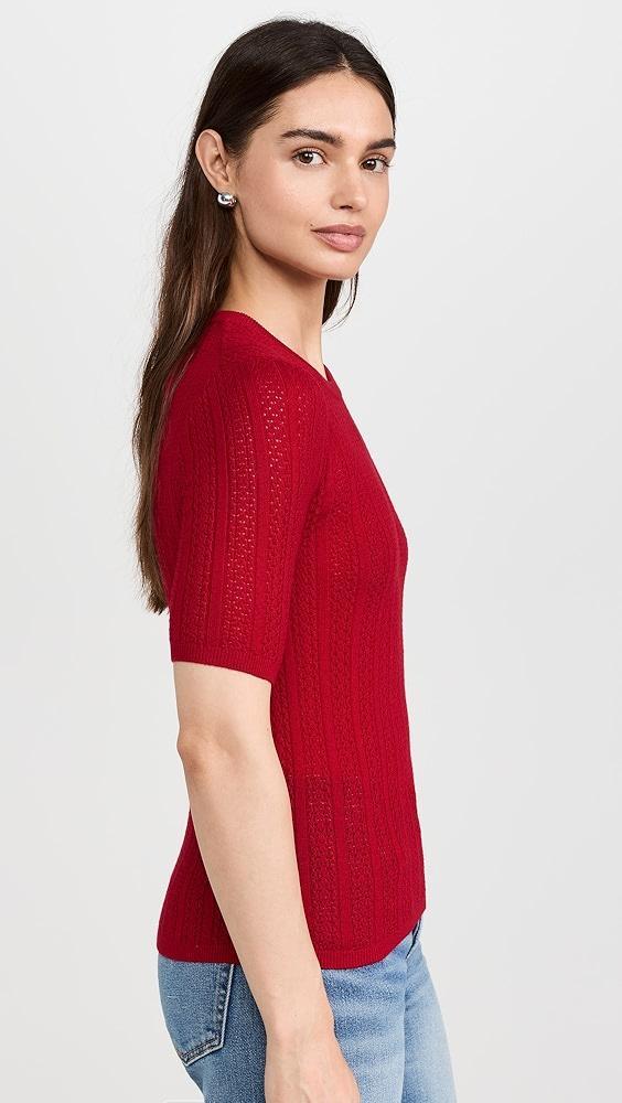 rag & bone Tina Short Sleeve Crew Pullover | Shopbop Product Image