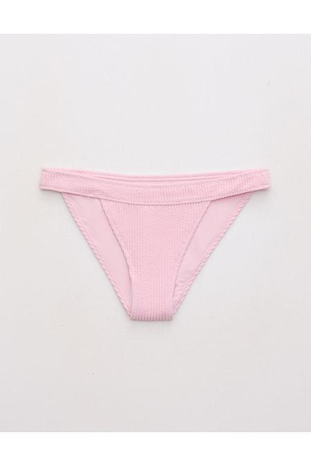 Aerie Crinkle Banded Cheeky Bikini Bottom Women's Product Image