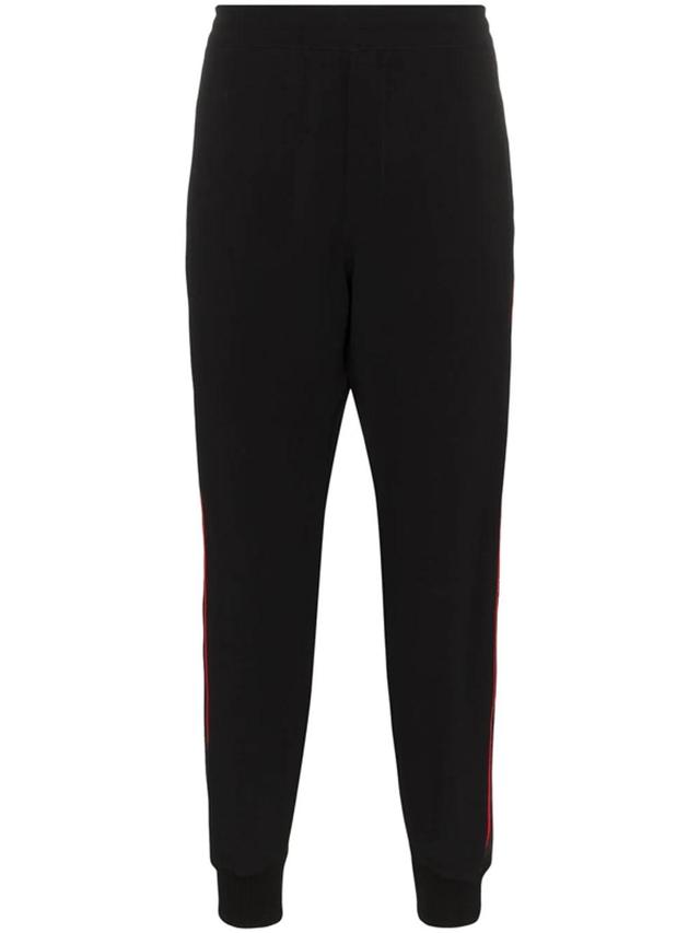 Logo Tape Track Pants In Black Product Image