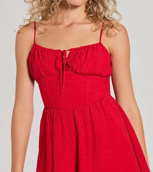 Sunny Style Sleeveless Square Neck Flowy Romper Product Image