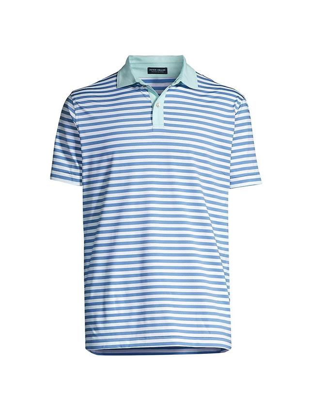 Mens Crown Crafted Bass Striped Jersey Polo Shirt Product Image