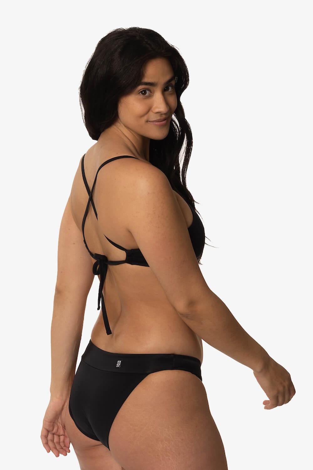 Kianda Bikini Bottom - Black Female Product Image