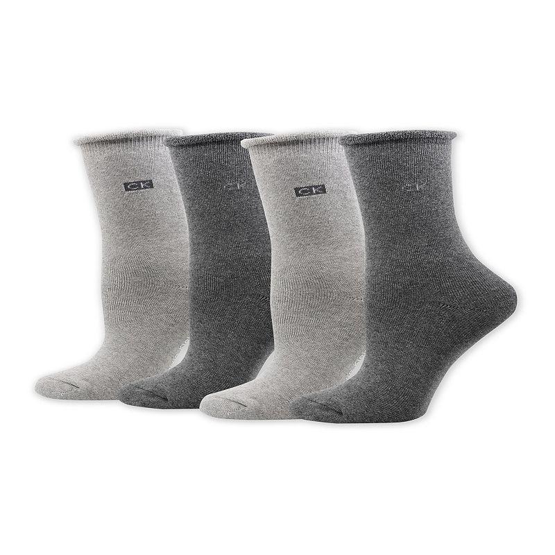 Womens Calvin Klein 2 Pack Sweatshirt Crew Socks Product Image