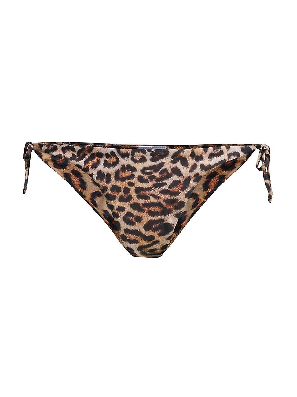 Womens Tonie Leopard Print Bikini Bottom Product Image