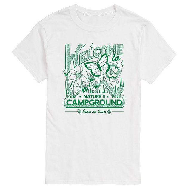 Big & Tall Natures Campground Graphic Tee, Mens Product Image