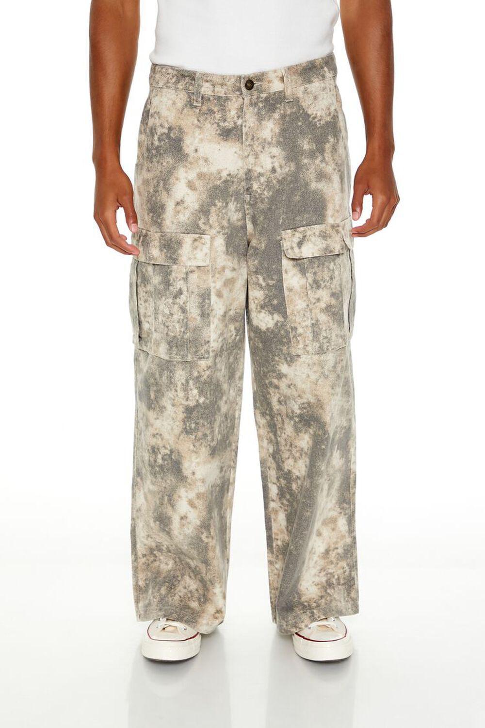 Mid-Rise Acid Wash Pants | Forever 21 Product Image