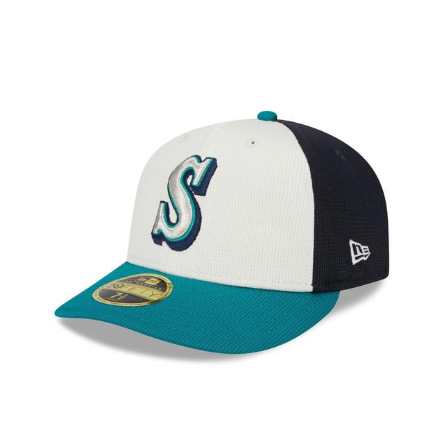 Seattle Mariners 2024 Batting Practice Low Profile 59FIFTY Fitted Hat Male Product Image