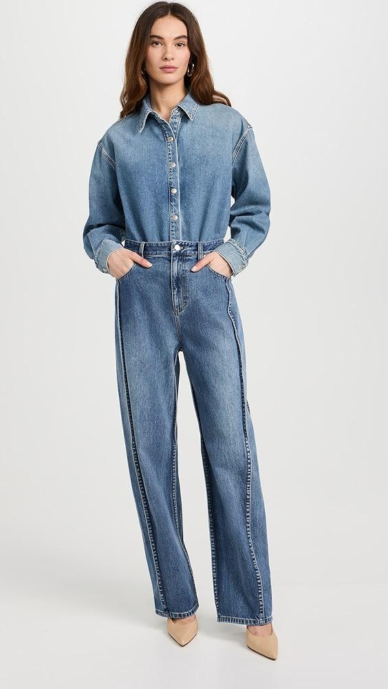 Tibi Tuck Jeans | Shopbop Product Image