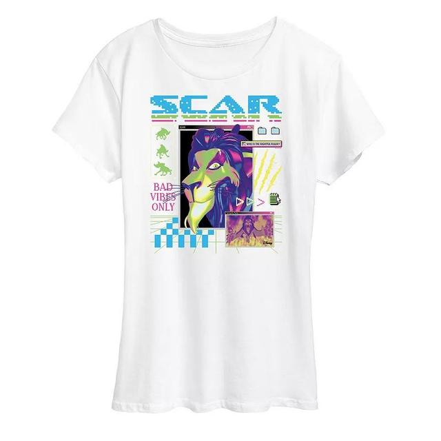 Disneys The Lion King Scar Womens Graphic Tee Product Image