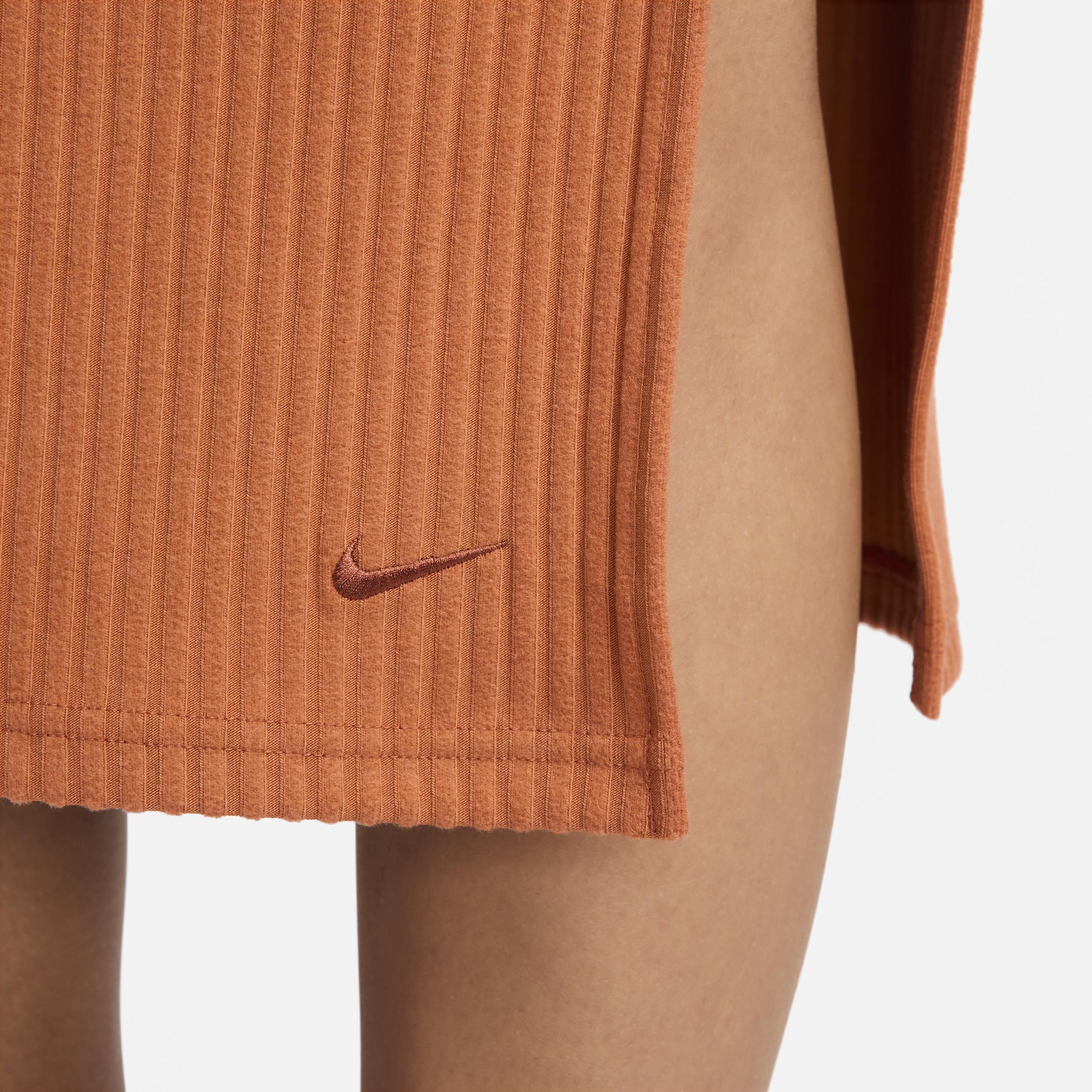 Womens Nike Sportswear Chill Rib Slim Midi Skirt Product Image