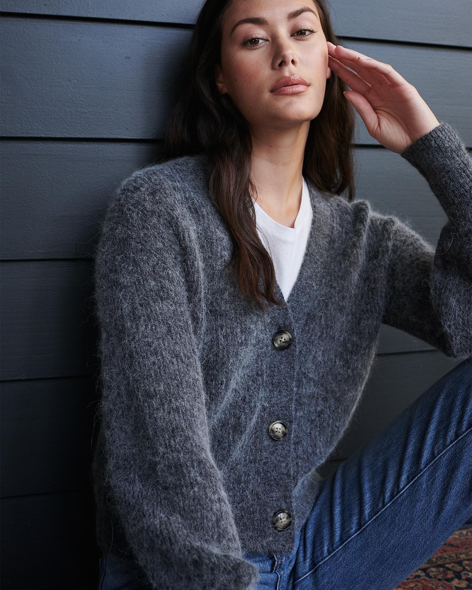 Alpaca Cardigan Sweater | Quince Product Image