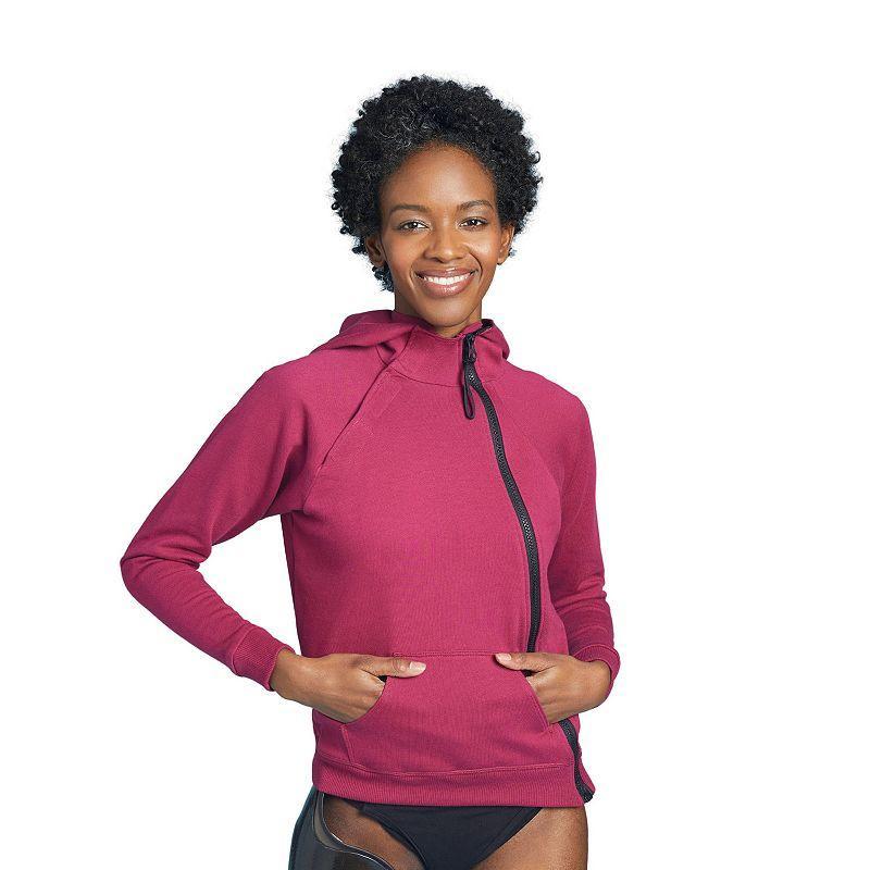 Slick Chicks Adaptive Accessible Hoodie, Womens Purple Product Image