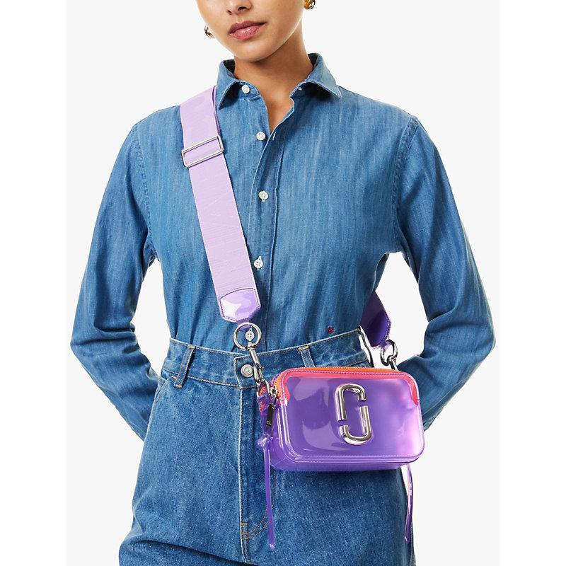 MARC JACOBS Womens Wisteria The Snapshot Pvc Cross-body Bag In Purple Product Image