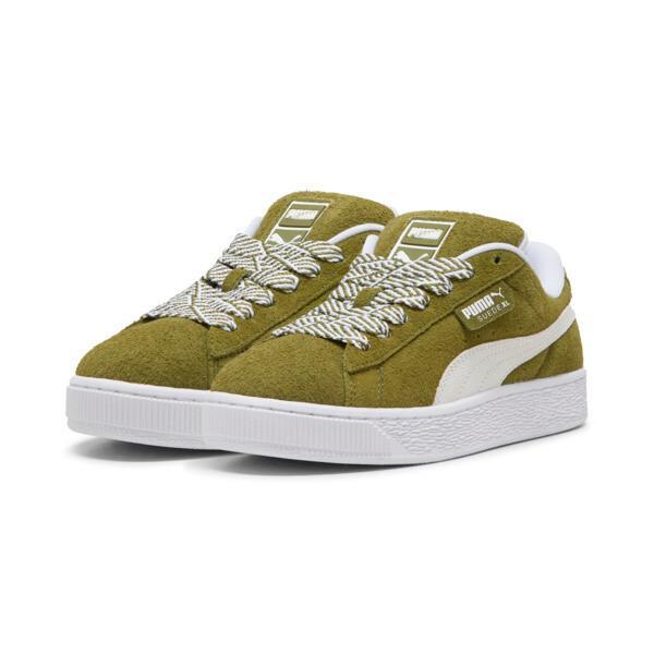 PUMA Suede XL Soft Women's Sneakers in Olive Green/White Product Image