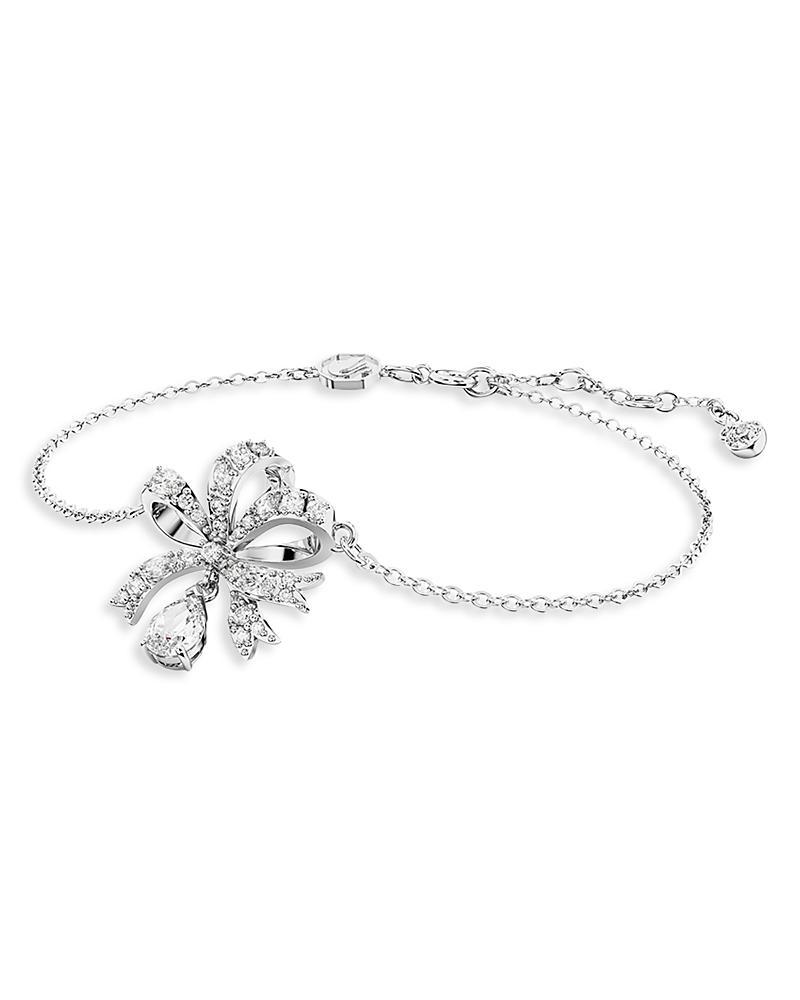 Womens Volta Rhodium-Plated & Cubic Zirconia Bracelet Product Image