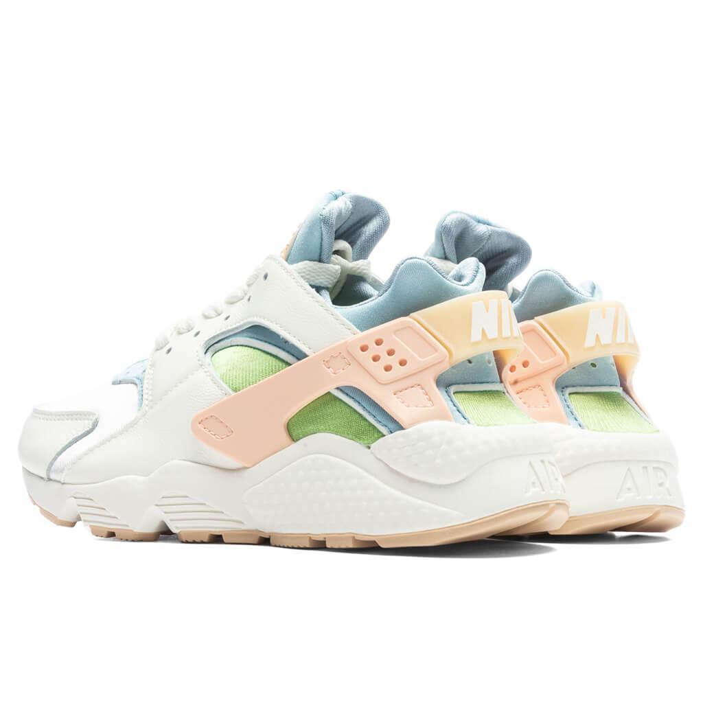 Air Huarache SE Women's - Sail/Arctic Orange/Worn Blue/Vivid Green Female Product Image