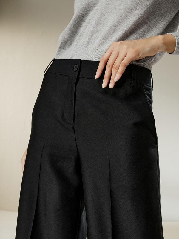 Wide leg Wool Trousers Product Image