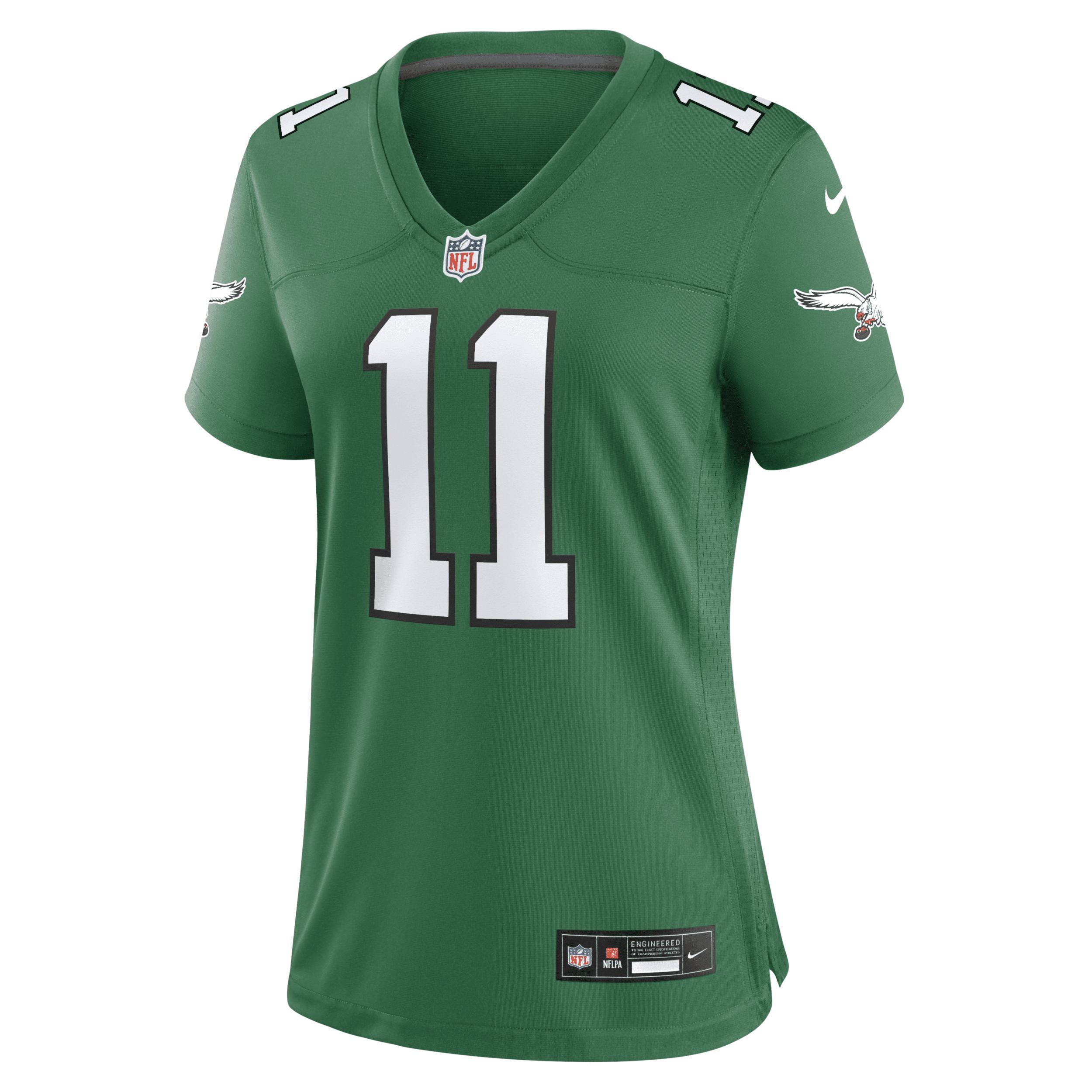 A.J. Brown Philadelphia Eagles Nike Women's NFL Game Football Jersey Product Image