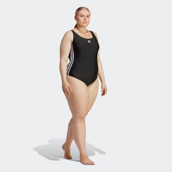 Adicolor 3-Stripes Swimsuit (Plus Size) Product Image