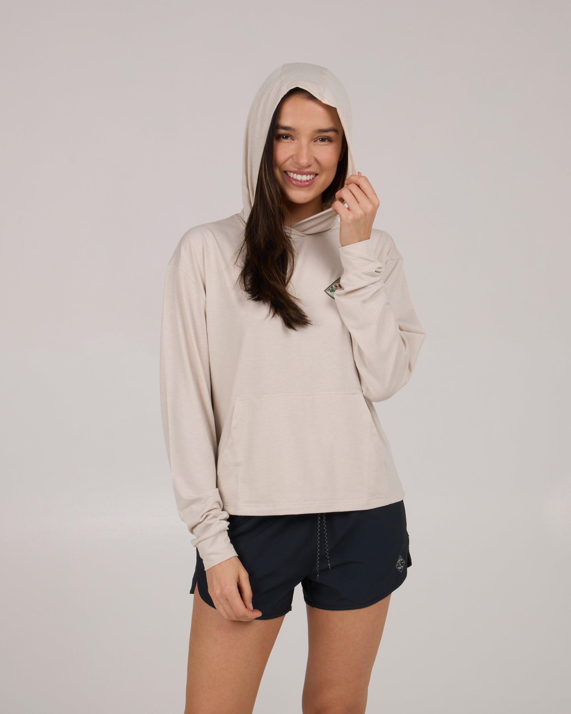 Tippet Fill Tech Hoodie - Oatmeal Female Product Image