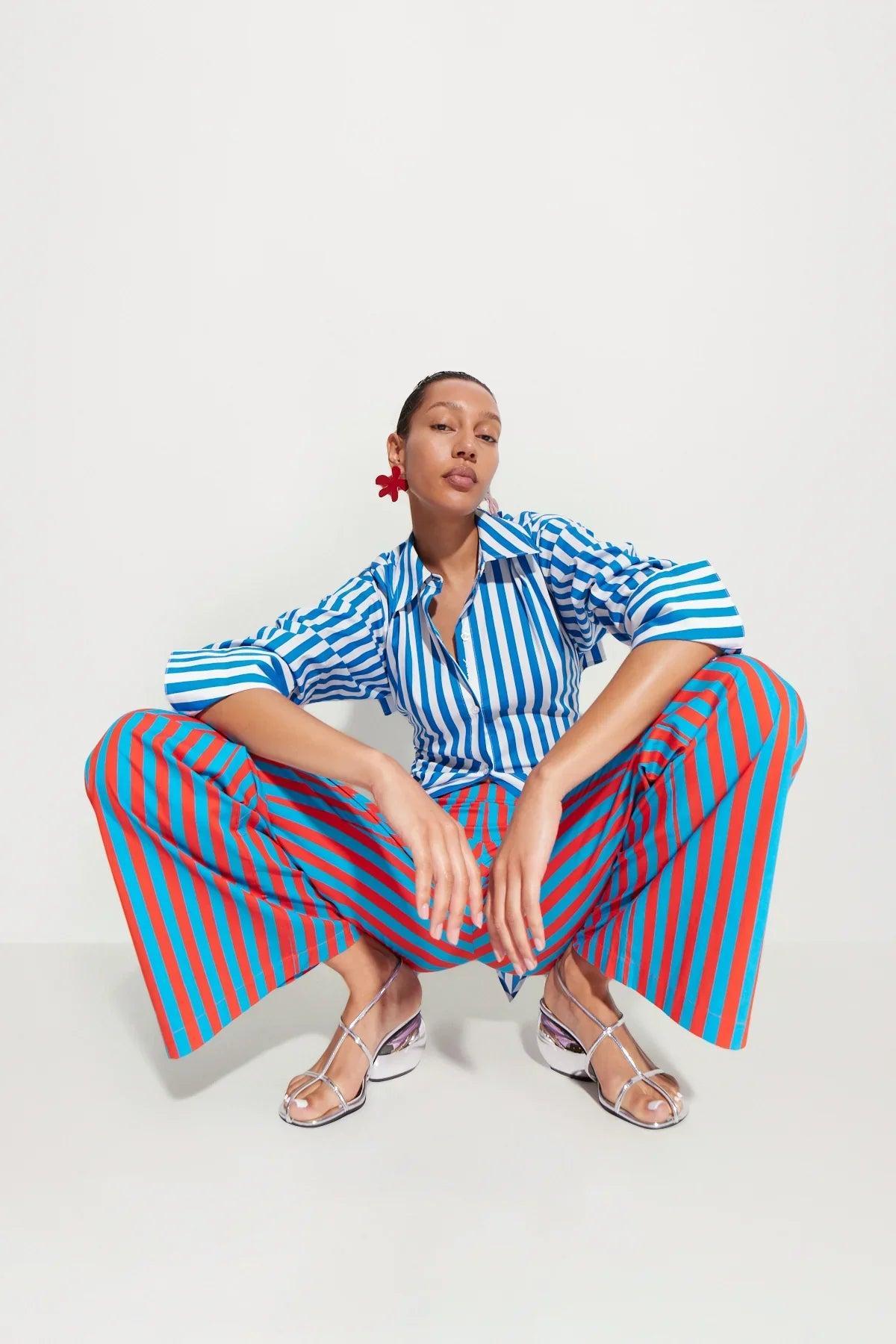 Loch Striped Poplin Button Up Product Image