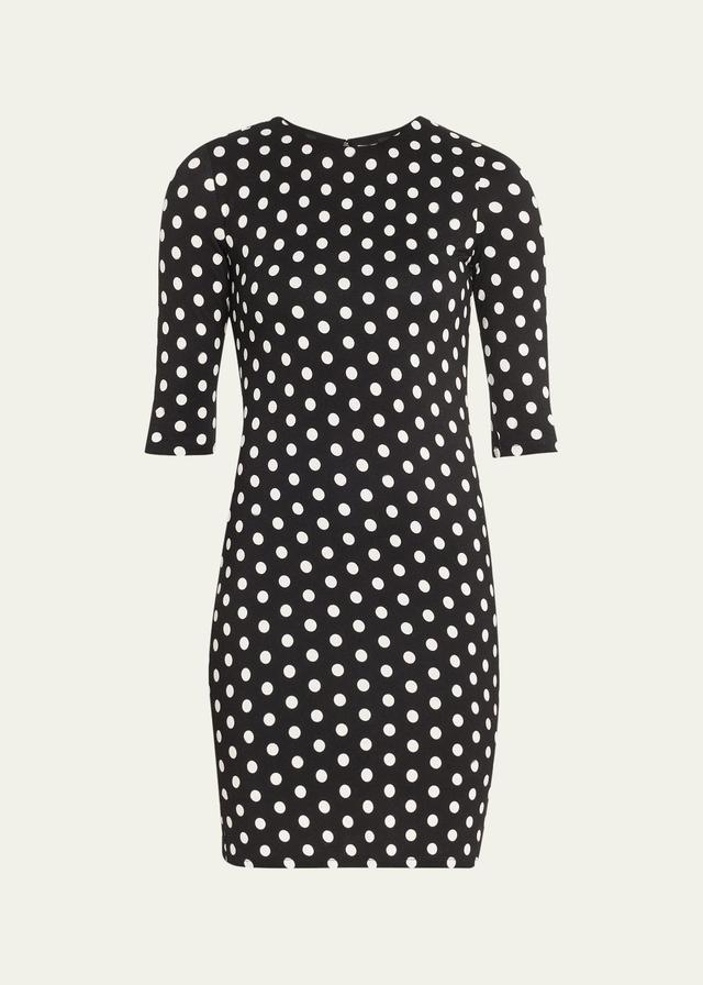 Womens Delora Polka-Dot Minidress Product Image