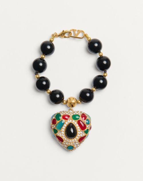 COEUR ROYAL BRACELET IN METAL, RESIN, ENAMEL AND SWAROVSKI® CRYSTALS Product Image