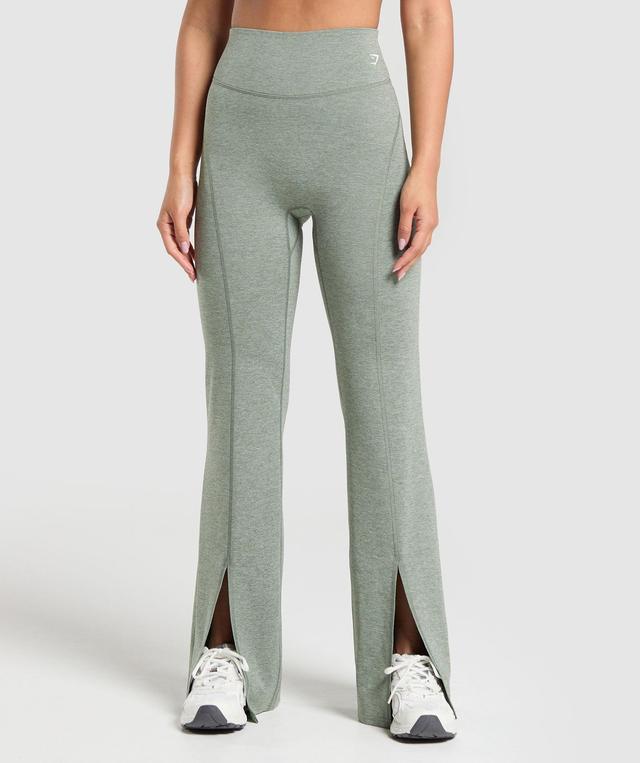 Marl Flared Leggings Product Image