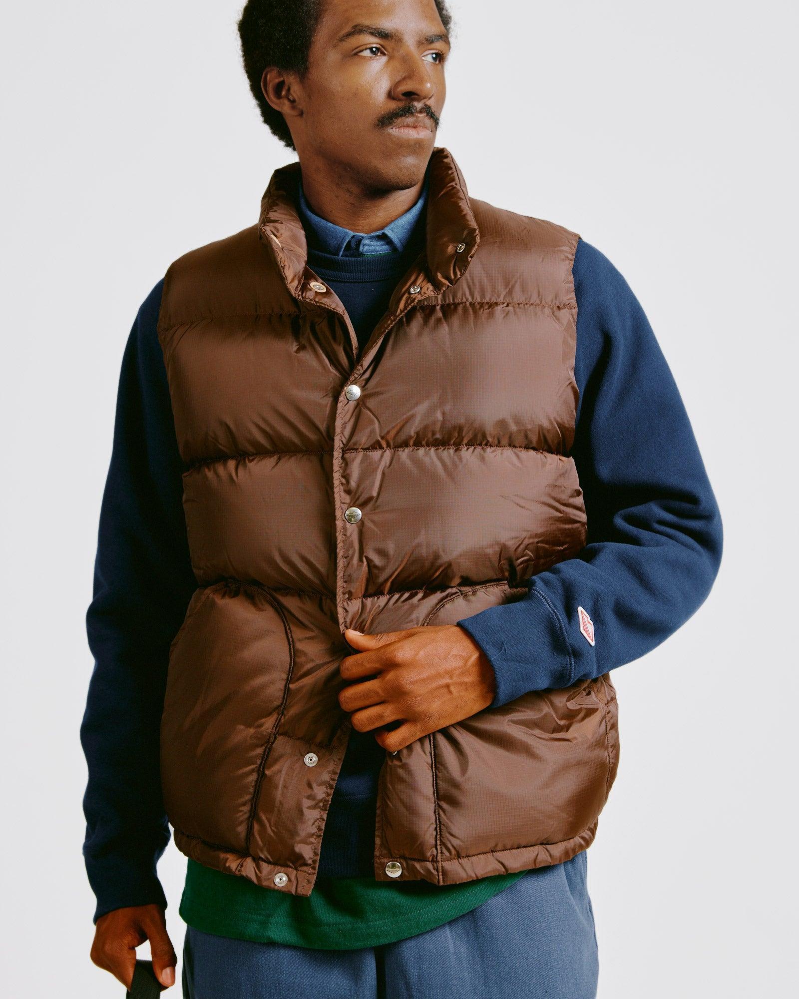 Batten-Down Vest V.2 / Dark Brown Product Image