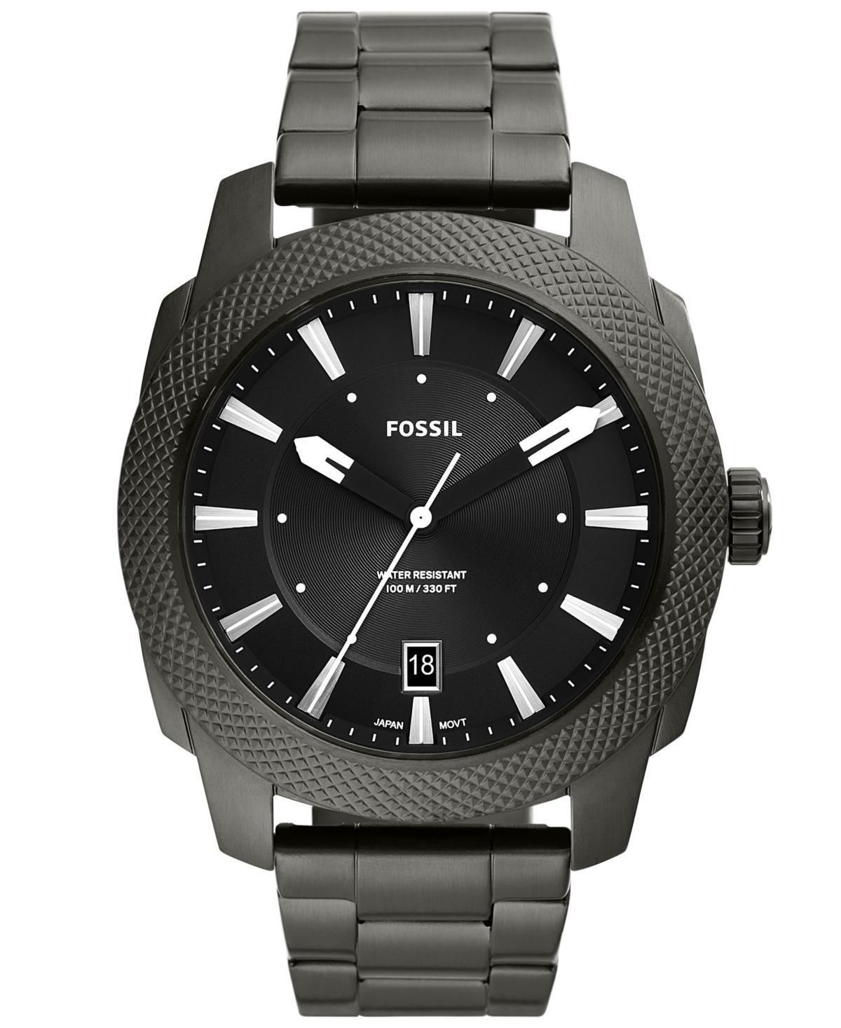 Fossil Machine Leather Strap Watch, 49mm Product Image