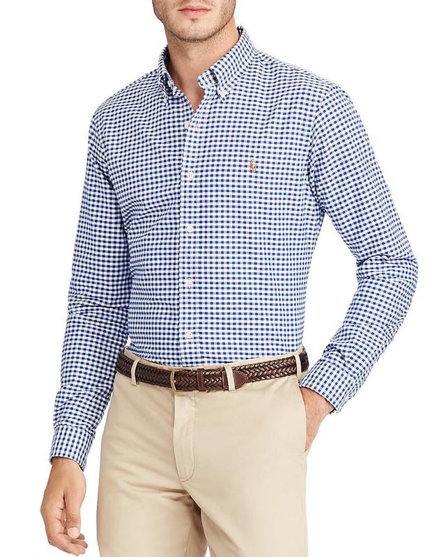 Polo Ralph Lauren Classic Fit Long Sleeve Cotton Oxford Button Down Shirt Product Image