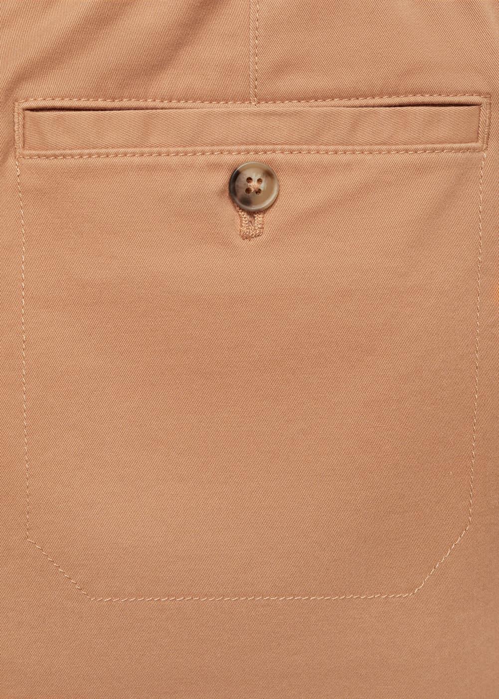 Mango Mens Drawstring Detail Cotton Shorts Product Image