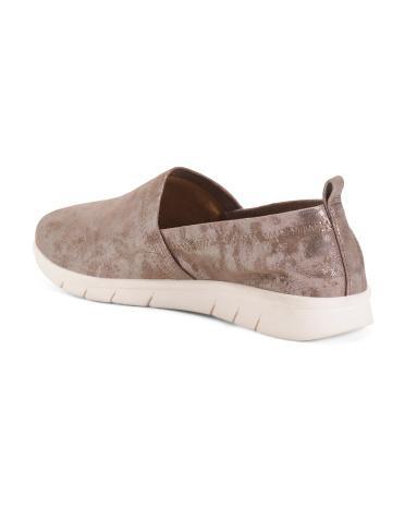 Carni Italian Leather Comfort Slip On Shoes for Women product image