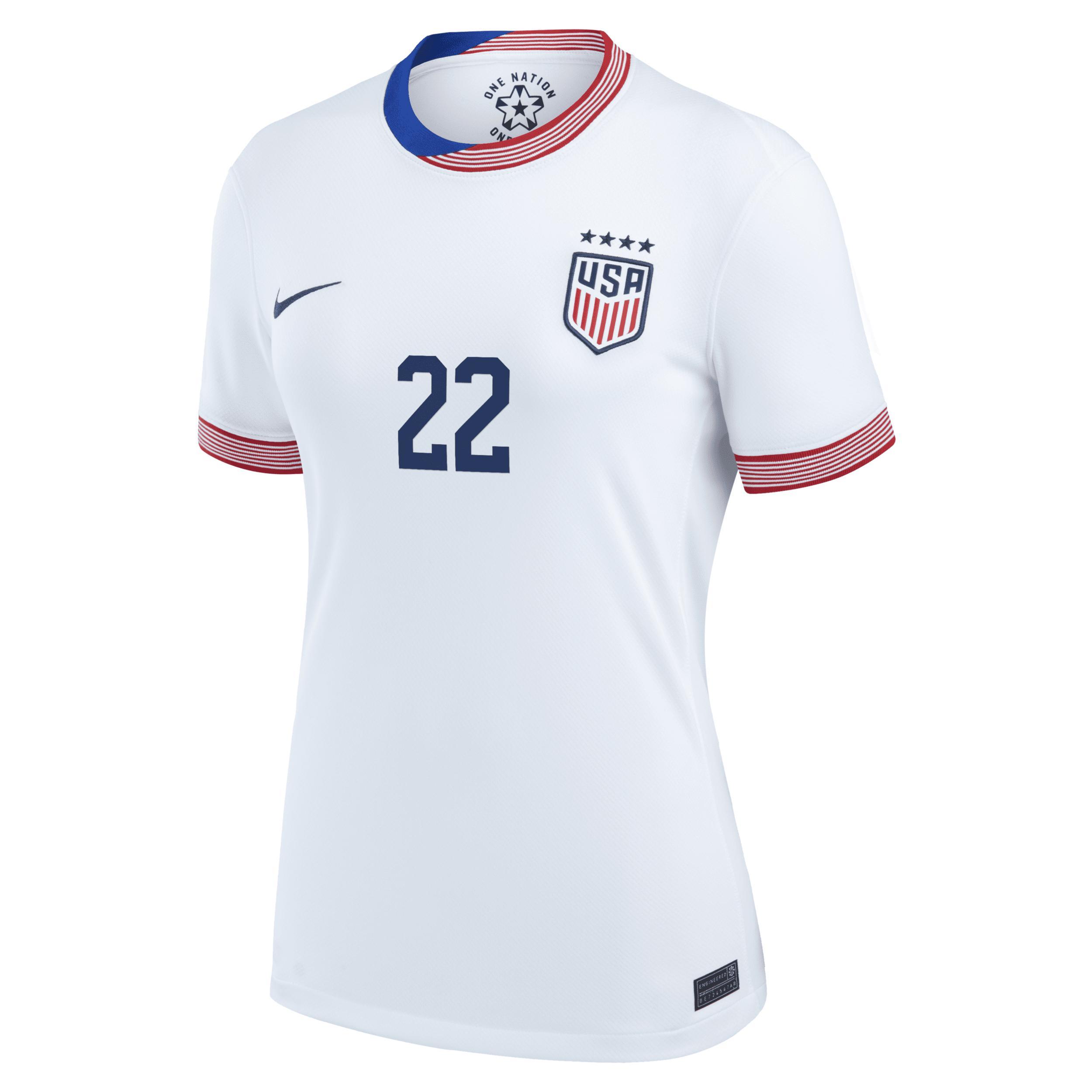 Trinity Rodman USWNT 2024 Stadium Away Nike Women's Dri-FIT Soccer Jersey Product Image