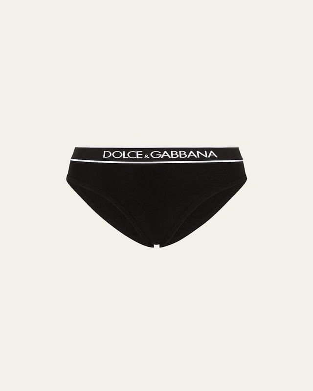 Womens Contrast Logo Briefs Product Image