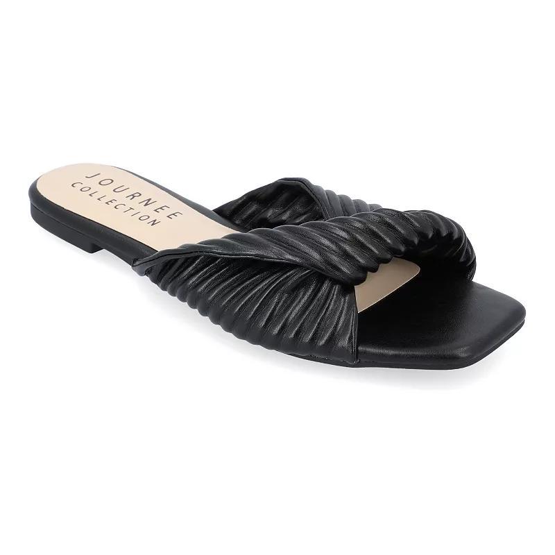 Journee Collection Womens Emalynn Flat Sandals, 9 Medium Product Image